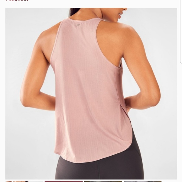 Fabletics Cashel Cropped Swing Tank, Pink. NWT - Picture 2 of 5
